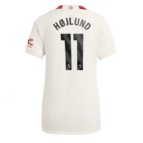 Dámy Fotbalový dres Manchester United Rasmus Hojlund #11 2023-24 Třetí Krátký Rukáv